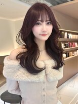 ロンド ジュルード 名古屋(Lond jeloud)&nbsp;学割U24 韓国風 ウルフ フェイスレイヤー 顔周り 前髪