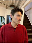 MEN’S HAIR/サーフカール/刈り上げセンターパート/心斎橋