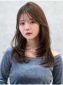 20代・30代_韓国_セミロング