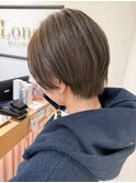 クールショート/顔周りカット/前髪白髪/20代30代40代50代