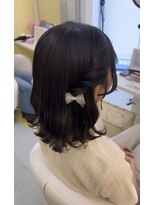 マニョン(manyon)&nbsp;ハーフアップ