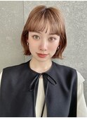ショートボブケアブリーチダブルカラーミニボブハイトーンカラー