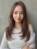 リークフー(Ree cu fuu)&nbsp;夏カラー◎レイヤーカット/シースルーバング/顔周りヘア