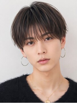 オーシャントーキョー 原宿(OCEAN TOKYO) 韓国風シースルーナチュラルラウンドマッシュ