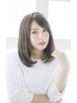 ポルトアズール(porteazur) 透け感のある柔らかなミディアム