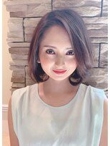 レウナ 外苑前(Reuna)&nbsp;30代40代50代人気 大人可愛いボブスタイル ワンカール