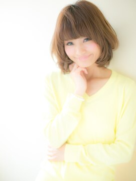 モッズ ヘア 福岡姪浜店(mod's hair) *mod'姪浜*インナーカラーxひし形フォルムの小顔ふわミディd