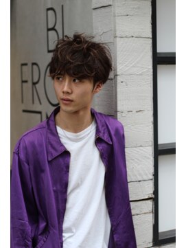 ブークル(boucle) 外国人風無造作ショートマッシュ