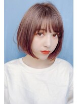 クーエフー(coo et fuu)&nbsp;キュートな前髪のひし形ショートボブ♪藤沢