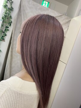 ヘアーグランデシーク(Hair Grande Seeek) 透明感◎ほんのりピンクのアッシュグレー