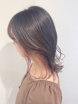 アニータバイガネイシャ(Aujua anita by ganesha) ダークレッドがかわいいイヤリングカラー♪ #髪質改善#長浜