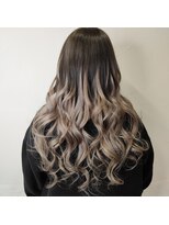 プルエクステのお店ネクスト(NEXT)&nbsp;#ダブルカラー #ブロンドヘアー #バレイヤージュ #ハイトーン