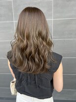 アチーブ ヘア デザイン(achieve hair design) 透明感ベージュブリーチなしカラーツヤ髪ゆるふわウェーブロング