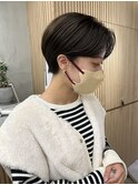 中川陽南子【耳掛けコンパクトハンサムショートグレージュ