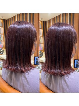 ネオリーブ クタ 町田店(Neolive kuta) 外ハネスタイル♪ 【韓国風髪質改善インナーカラー前髪カット