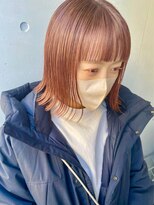 キティン 吉祥寺(kitin)&nbsp;《kitin吉祥寺》　クリア　オレンジ　ボブ