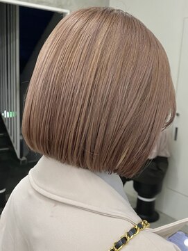 スー 渋谷(suu) ミニボブショートボブイヤリングカラーショートナチュラルボブ