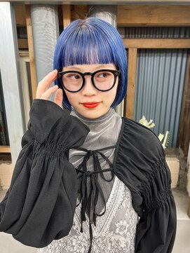 トゥコ(tuco) ブルーベリーカラー　デザイン　ボブ