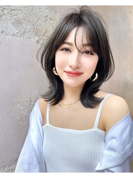 ロンドローズ 名古屋(Lond damaskRose) チョコレート レイヤー イヤリングカラー 韓国ヘア くびれ7