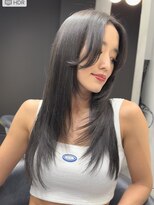 シティ(CITY)&nbsp;ザクザクレイヤーカット×ブルーブラックカラー【CHICA】