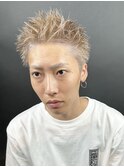 スパイキーショート ホワイトベージュ