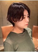 ハンサムショートウルフ × ニュアンスパーマ【liblo】
