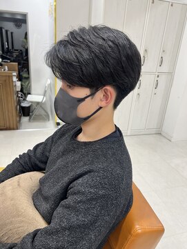 ネイロ 錦糸町(NeiRo) アッシュブラックカルマパーマベリーショートダークアッシュ