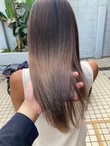 グランバイ アトリエドングリ(Grand × AtlierDonguri) お客様髪質改善データ1144(ラベンダーグレージュ)