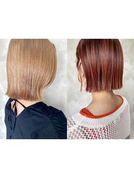 【西通り沿い】ケアブリーチ使用☆インナーカラー、ハイライト、ダブルカラーが人気♪韓国風Styleもお任せ*