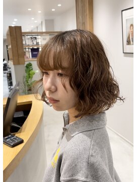 シアン 矢場町店(CYAN.) 初めてのボブパーマ×ノンブローパーマ