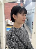 ボブ/ミニボブ/ぷつっとボブ/ショート/ぱっつん前髪