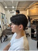 MEN'SHAIRアッシュブラックベリーショートダークアッシュ