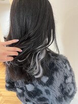 シュガー ヘアアンドネイル 仙台(SUGAR) ～ちらっとシルバーイヤリングカラー～