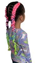 ガルボヘアー 桟橋店(garbo hair)&nbsp;コーンロウ 特殊セット キッズ ダンスヘア イベント発表会