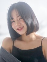 ラフィス ヘアー ピーチ 岡山店(La fith hair peach)&nbsp;【La fith】暗髪カラー×ぱつっとボブ