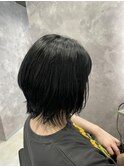 ブルーブラック×レイヤーボブ【中野美容室/阿佐ヶ谷/高円寺】