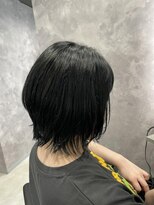 バディ 中野駅前店(BUDDY)&nbsp;ブルーブラック×レイヤーボブ【中野美容室/阿佐ヶ谷/高円寺】