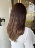 土浦×オリーブベージュ×ロングレイヤー×10代20代30代40代