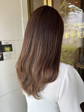 松本平太郎美容室 土浦パートワン(PART1) 土浦×オリーブベージュ×ロングレイヤー×10代20代30代40代