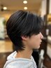『メンズ縮毛矯正』＋デザインカット＋髪質改善トリートメント