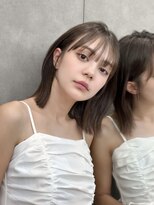 ロンドリゼル 札幌(Lond RiseL)&nbsp;◯ オリーブグレー/韓国/レイヤーカット/髪質改善/縮毛矯正/札幌