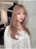 表参道/着物ヘア/ダークアッシュ/ミディアムレイヤーカット/渋谷