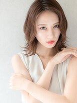 ローマ ギンザ(ROMA Ginza)&nbsp;ミディアムレイヤー/レイヤーボブ/結べるボブ/前髪なし/髪質改善