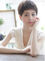 ヘア アンド スパ エジェリ プリム(hair&spa egerie prime)&nbsp;耳かけ☆コンパクトエッジショート /ぱっつん前髪/30代40代50代