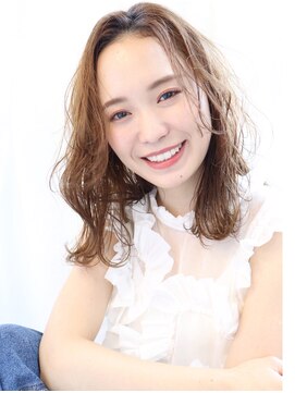 ネオリーブ コパン 鶴見店(Neolive copain) 空気感が絶妙なニュアンスウェーブ