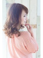 ヘアーズ ロッソ(hair's ROSSO) 【鶴見】大人かわいい 無造作 カールふわミディ☆[30代40代50代]