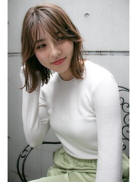 ヘアサロンエム 渋谷店(HAIR SALON M) 前髪/セシルカット/ココアブラウ/大人かわいい