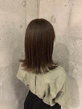 ゼル アヴェダ 大宮店(ZELE AVEDA) 外ハネが可愛いダークアッシュ☆