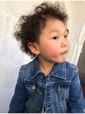 キッズパーマ　くるくるパーマ