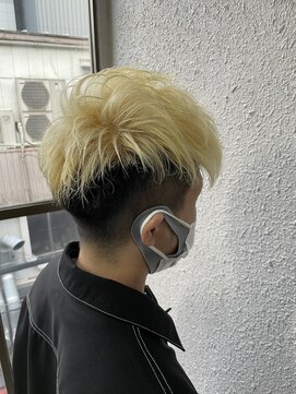 ディー エメ(D-aimer-) メンズショート・抜ききりブリーチホワイト